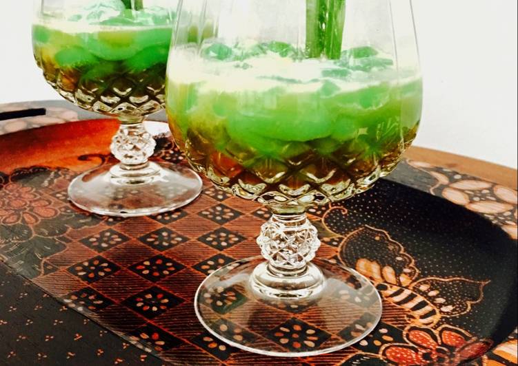 gambar untuk cara membuat Cendol Nutrijel