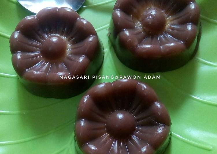 resep masakan Nagasari Pisang with Chocolatos