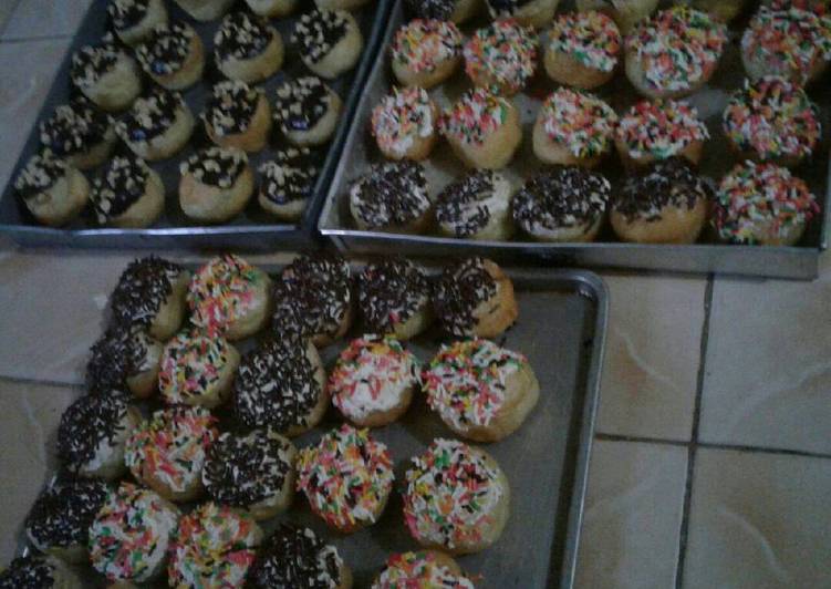 resep lengkap untuk Donat mini