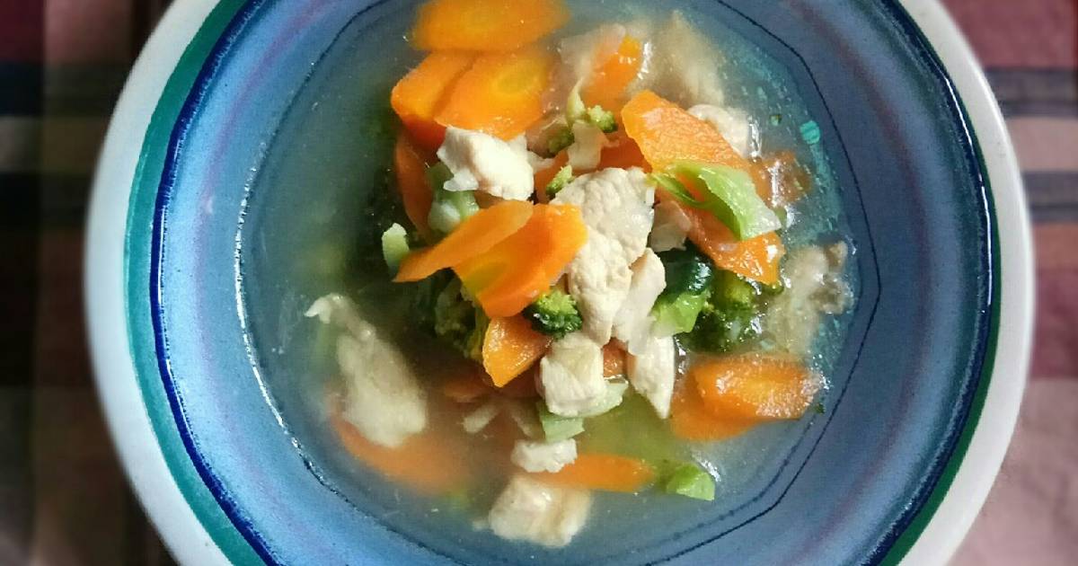 265 resep  sup ayam  brokoli  enak dan sederhana Cookpad