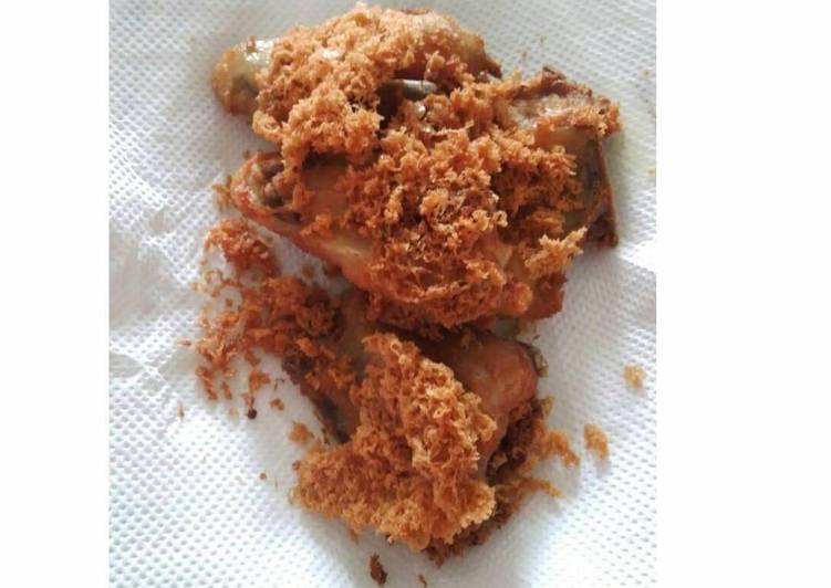 gambar untuk cara membuat Ayam kremes ala mbok berek...guriiih yummy