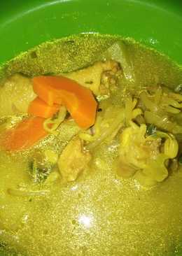 Soto bening ceker & kulit ayam