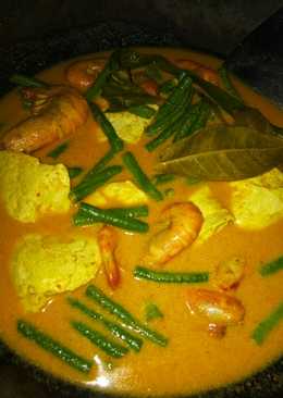 Gulai udang tahu dan kacang panjang ðŸ˜‹ #BikinRamadanBerkesan