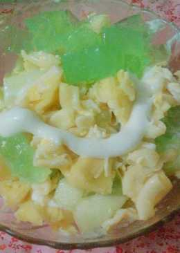 Salad campur ala pizza hut