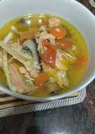 Sop pindang tulang ikan salmon