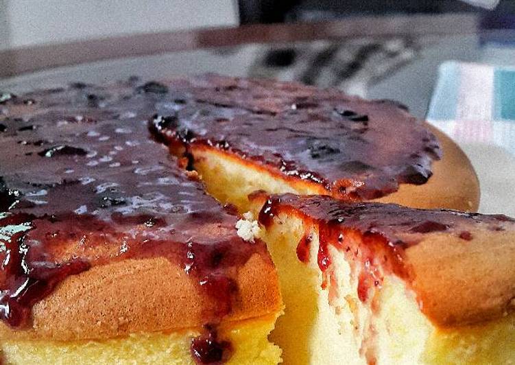 Resep Blueberry Soft  Japanese Cheesecake  pr adakejunya 