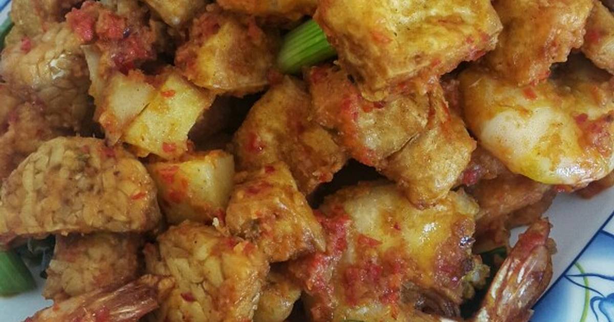 210 resep kentang udang balado  enak dan sederhana Cookpad