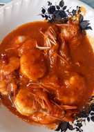 *udang galah saus padang menor*