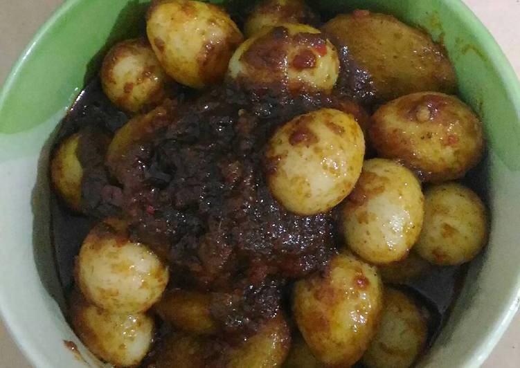  Resep Rendang Telur Puyuh Kentang Praktis oleh regina 