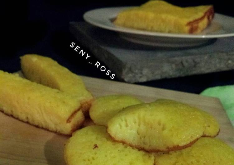 bahan dan cara membuat Bika ambon ekonomis 2telur