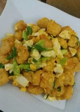 Tahu saos telur asin #postingrame2_tahu