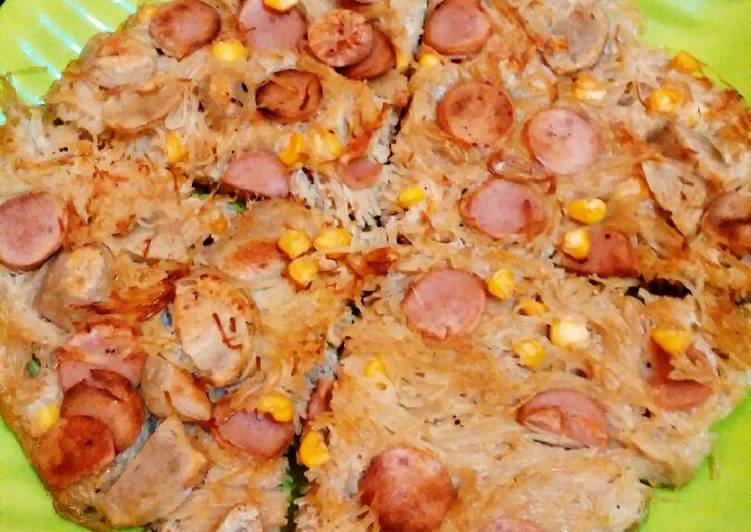 gambar untuk resep makanan Piza Bihun