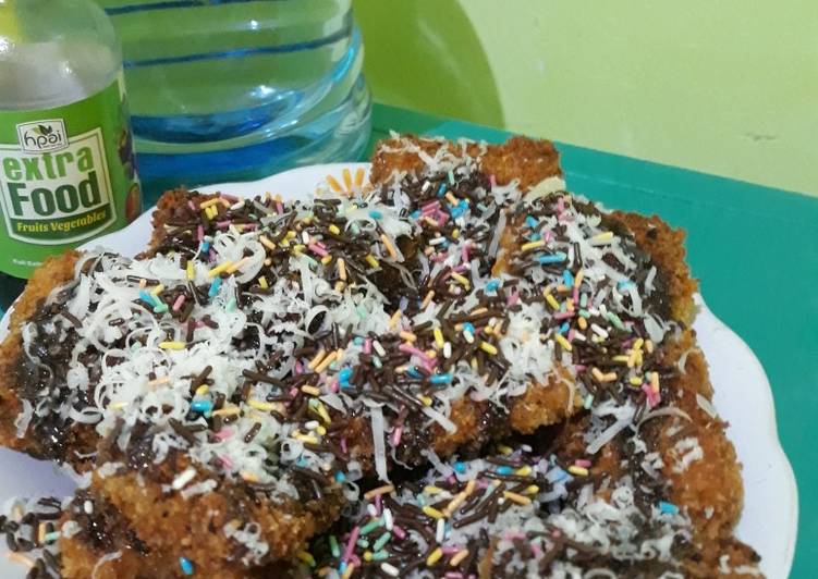 bahan dan cara membuat Nugget Pisang Crispy