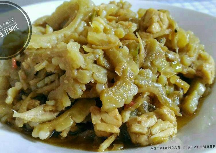 resep makanan Oseng PT2 (Pare Tempe & Teri)