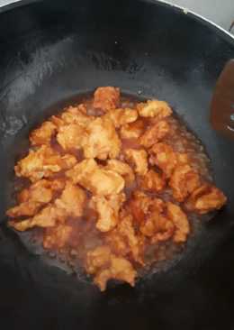 Ayam goreng saos asam manis