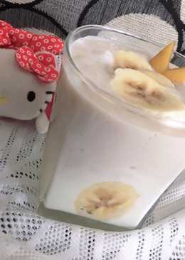 Sarapan Diet Pemalas: Gradient milky banana juice