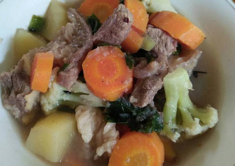 gambar untuk resep makanan Sup daging