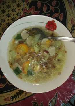 Sop Bakso dan Daging Sapi