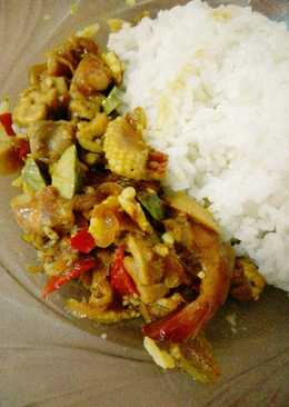 Tumis tempe udang kecap