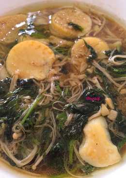 Kuah Bayam Enoki Saus Tiram