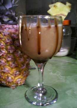 jus nanas mix susu coklat