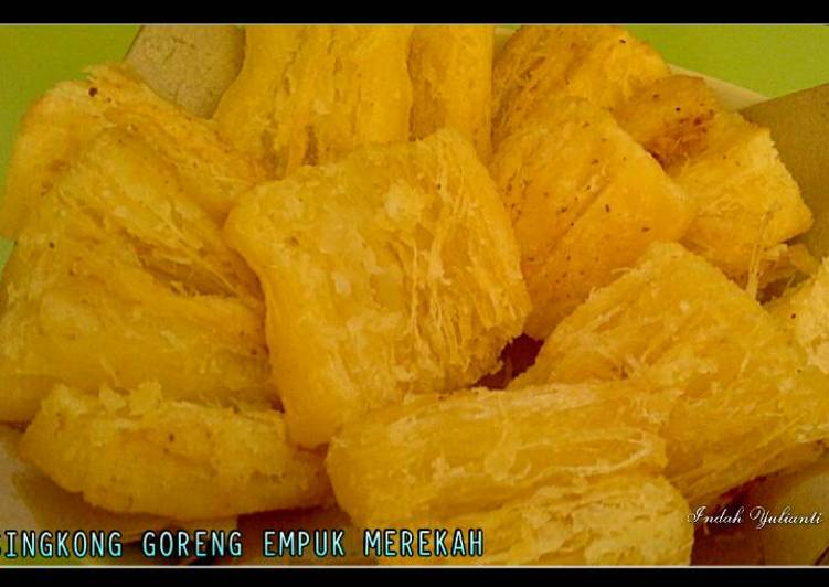 gambar untuk resep makanan Singkong goreng empuk merekah 2 versi