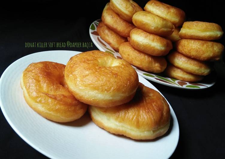 resep makanan Donat Killer Soft Bread