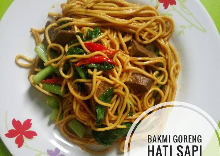 resep Bakmi Goreng Hati Sapi