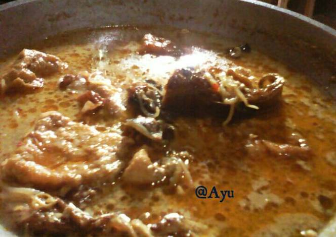 Resep Kotok  ikan  pari asap iwak pe oleh ayu fauziah 