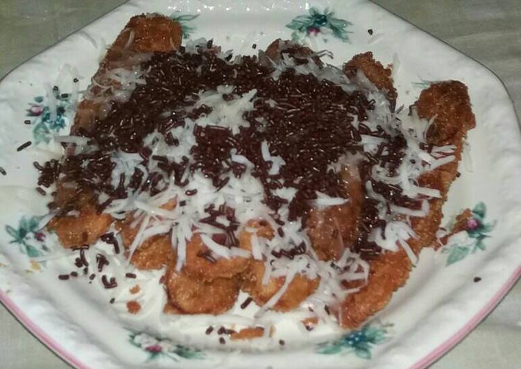 resep lengkap untuk Pisang goreng pasirr