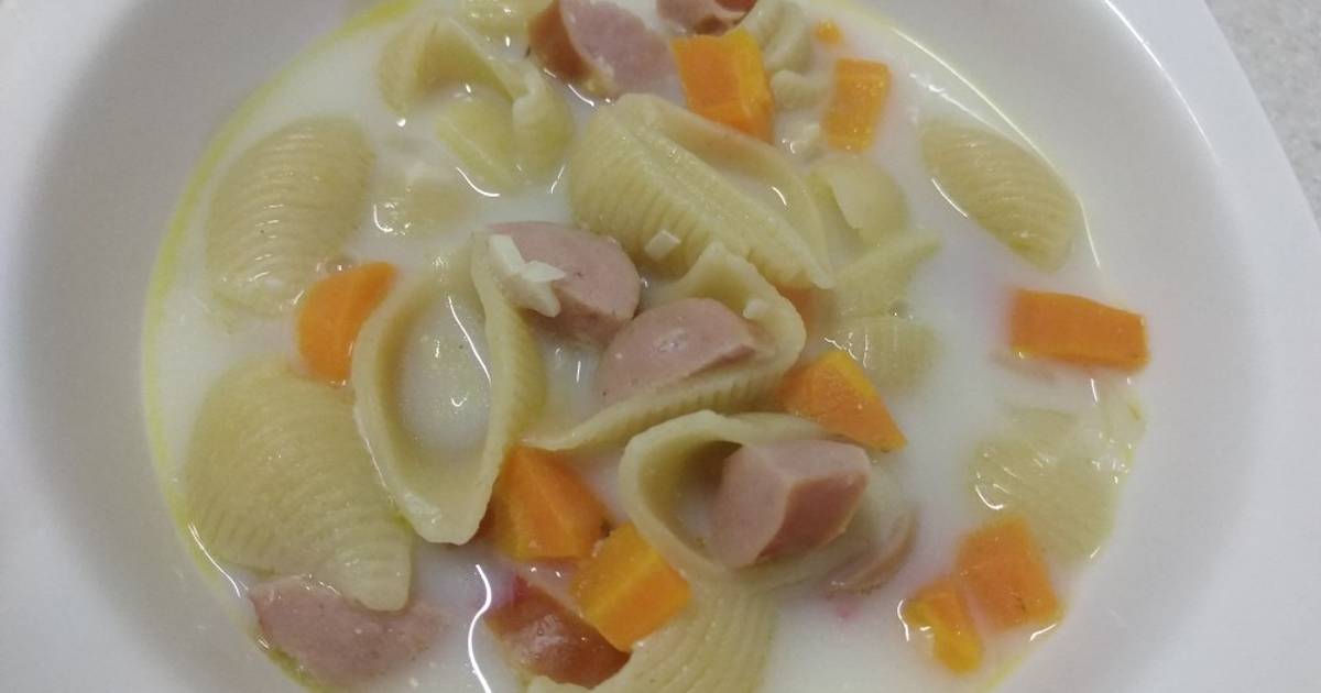 110 resep  sup macaroni susu enak dan sederhana Cookpad