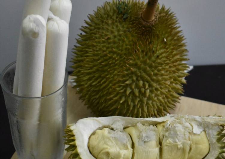 gambar untuk cara membuat Es Lilin Durian Bandung Kekinian