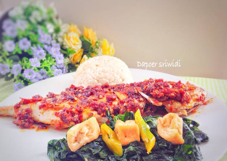 resep Ikan bakar pedas manis (#postingrame2_ikan)