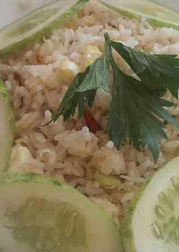 Nasi goreng ikan teri