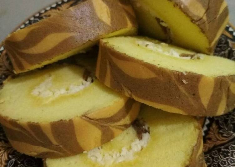 resep Roll tart / bolu gulung 3 telur