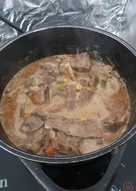 Semur Tulang daging sapi dan frozen vegetable