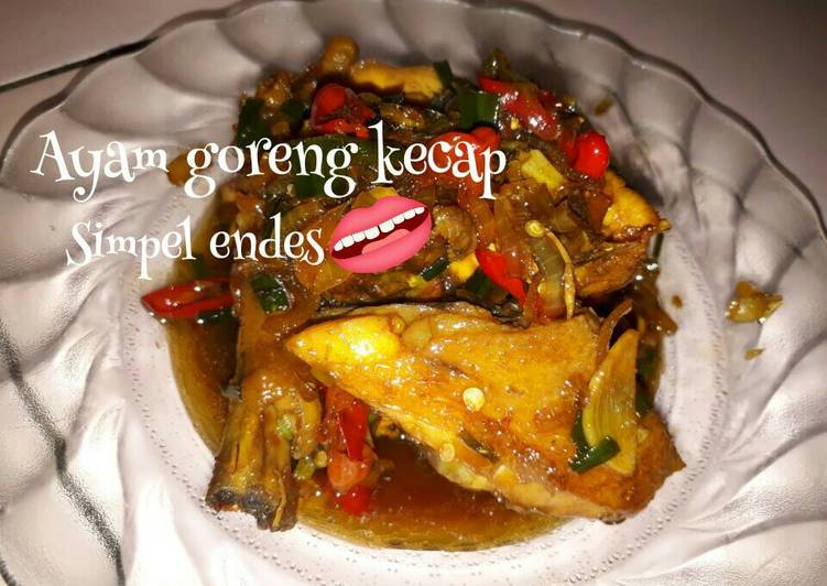 resep masakan Ayam Goreng Kecap Simpel Endes