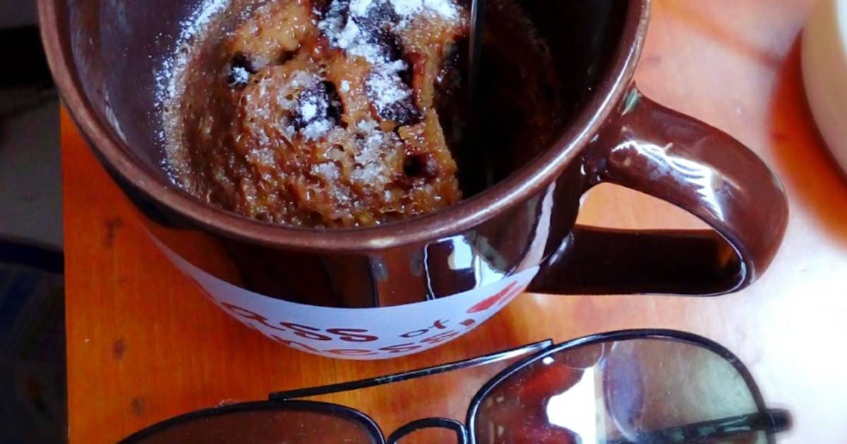 Resep Nutella Cake in the Mug kukus