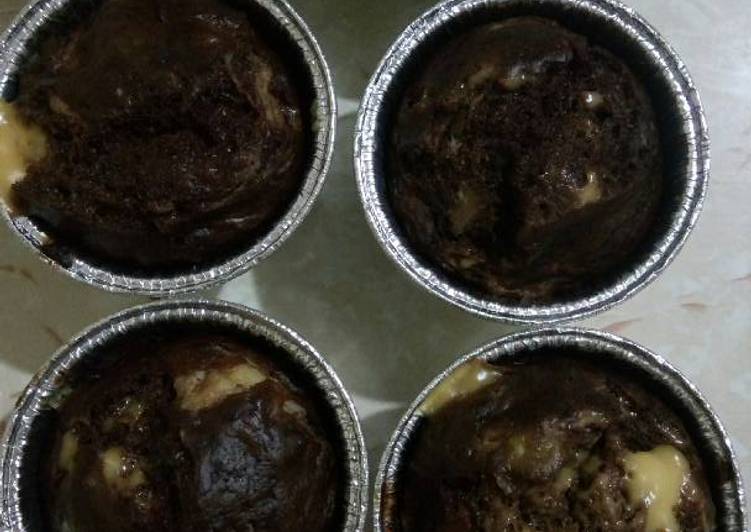 resep masakan Cup cake kukus piscoke(pisang coklat keju)