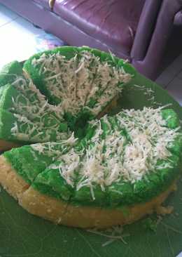 Bolu kukus pandan keju yummy