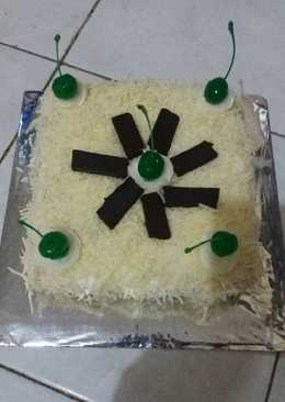 Simple birthday cake #bolujadul