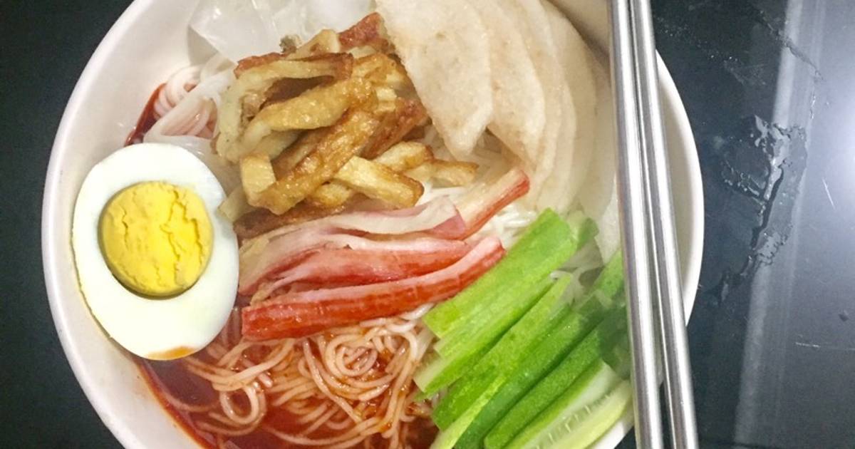 4 resep mie dingin korea enak dan sederhana - Cookpad