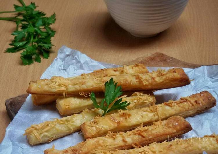 resep Chesee stick puff pastry