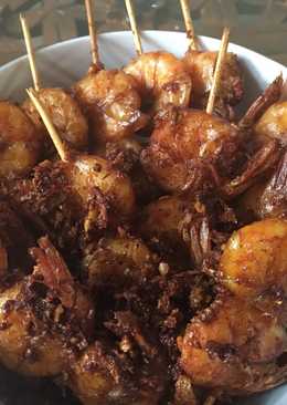 Sate Udang Goreng