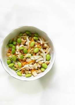 Salad sayur edamame