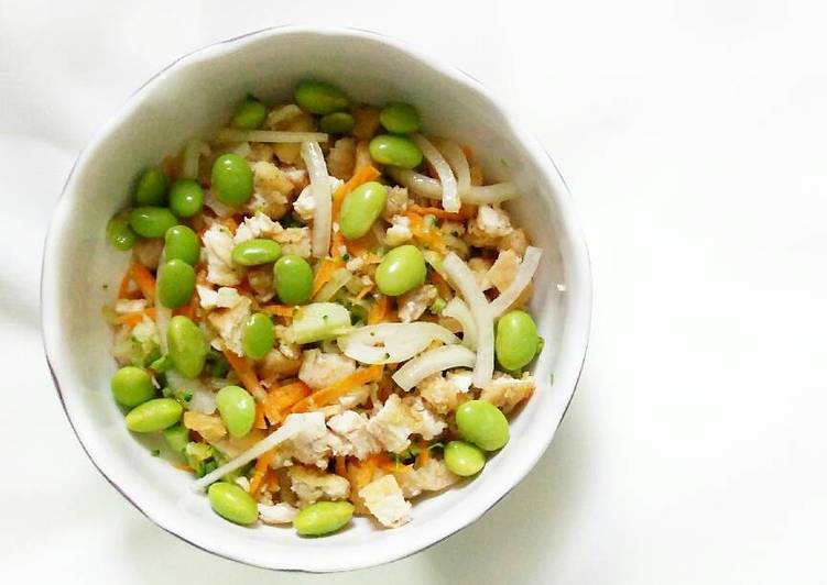 resep masakan Salad sayur edamame