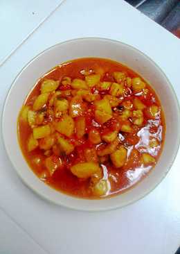 Ayam kentang asam pedas