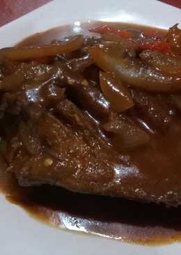 Ikan bawal sauce padang