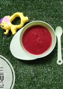 MPASI labu kuning+beet