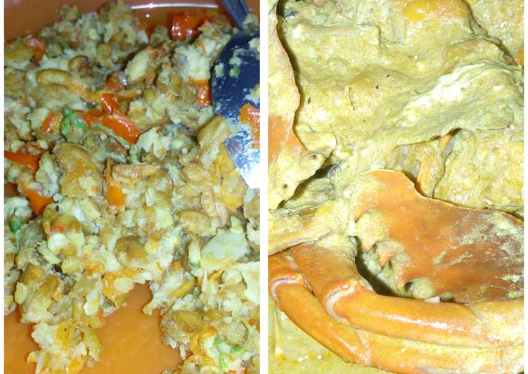  Resep Gulai Kepiting bumbu inti kuning gambar kanan oleh 